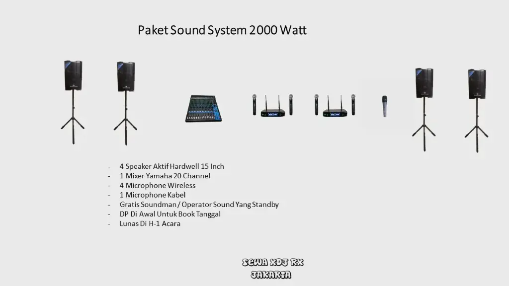 Sewa Sound System 2000 Watt