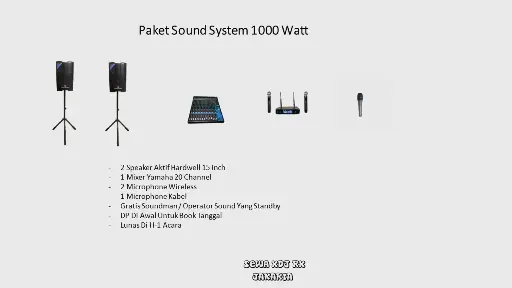 Sewa Sound System 1000 Watt