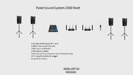 Sewa Sound System 2000 Watt